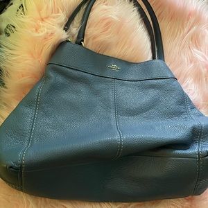 Periwinkle Coach Lexi bag